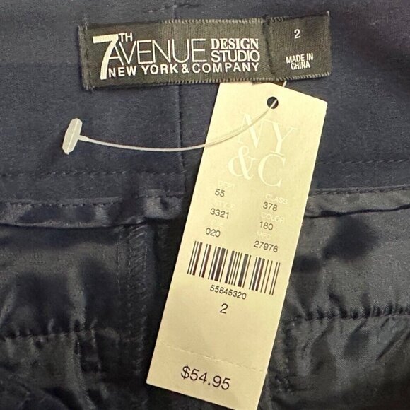 New York & Co 7th Avenue Design Studio pants SIZE 2 NWT! - Picture 3 of 3